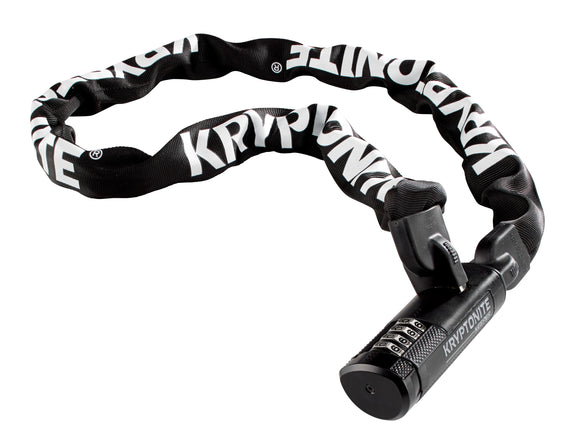 Kryptonite Keeper 712 Chain Lock with Combination: 3.93' (120cm)