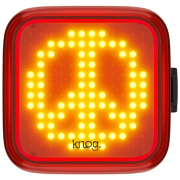 Knog Blinder Light Peace Pattern Rear Black