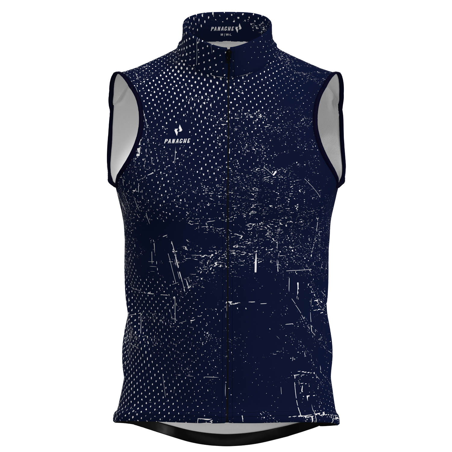 Panache M's and W's Pro Wind Vest - Midnight Grunge