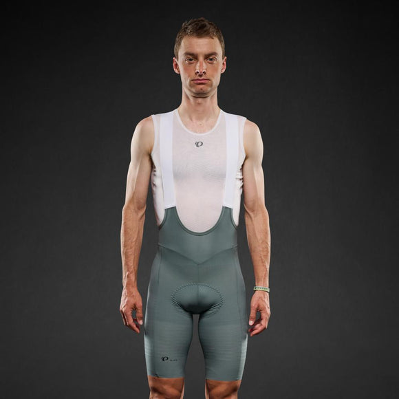 Men's Pi PRO/BLACK Bib Shorts - BALSAM GREEN / XS