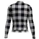 Panache M's Pro THERMAL Jersey - Black & White Plaid-2