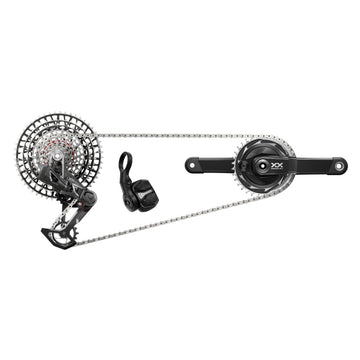 SRAM XX SL T-Type Eagle Transmission Power Meter Group - 170mm 34t Chainring AXS POD Controller 10-52t Cassette Rear Derailleur Chain
