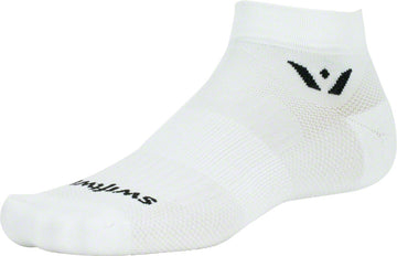 Swiftwick Aspire Ankle Socks - 1" White X-Large
