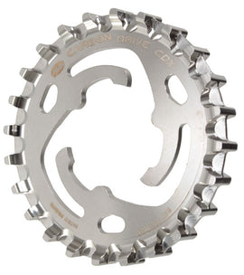 Gates Carbon Drive CDX CenterTrack 3-Lobe SureFit™ Rear Sprocket - 24t Shimano/SRAM 3-Lobe Silver