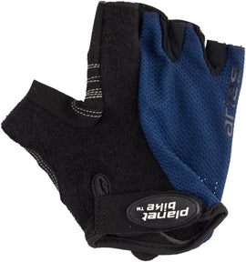 Planet Bike Aries Gloves - Black/Blue Short Finger Small