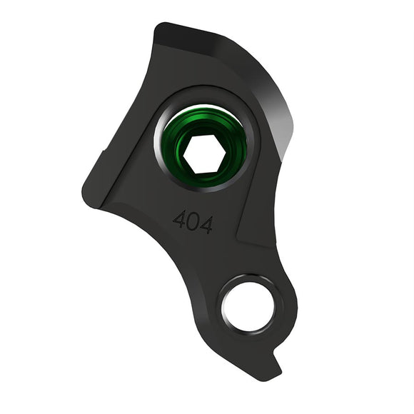 Wheels Manufacturing Universal Derailleur Hanger - 404-9 For Frames designed to accept SRAM UDH BLK/Green