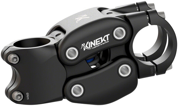 Cirrus Cycles Kinekt Suspension Stem - 90 31.8 Clamp +7 1-1/8" Alloy Black