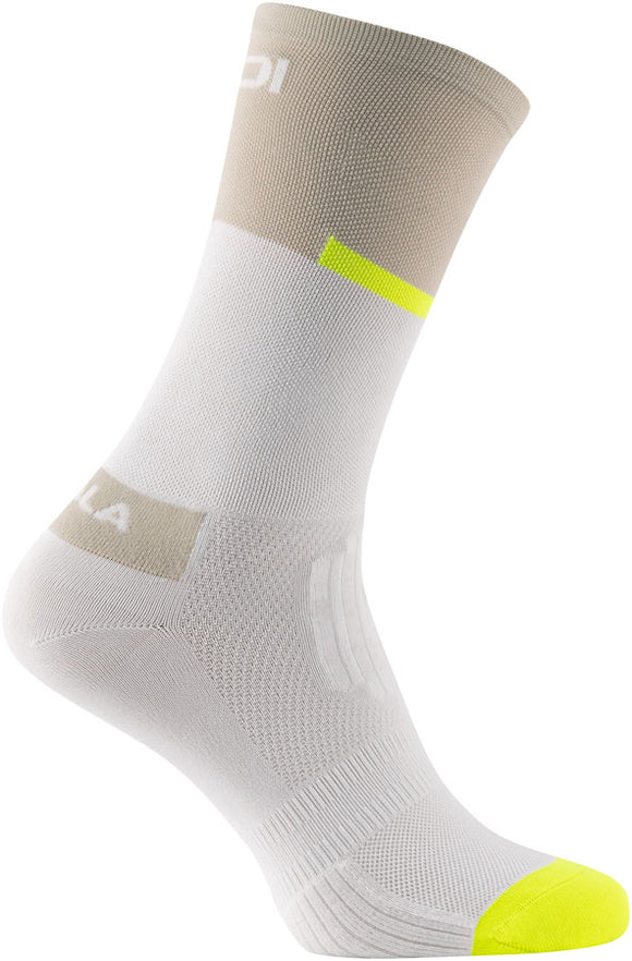 SIDI Neo Socks - White/Sand 20cm Fits Sizes 44-46