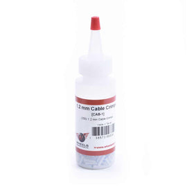 Wheels Mfg Cable Crimps 1.2mm Silver 250/Bottle