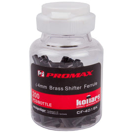 Promax SP40 Derailleur housing stops 4.1mm Black Bottle of 200