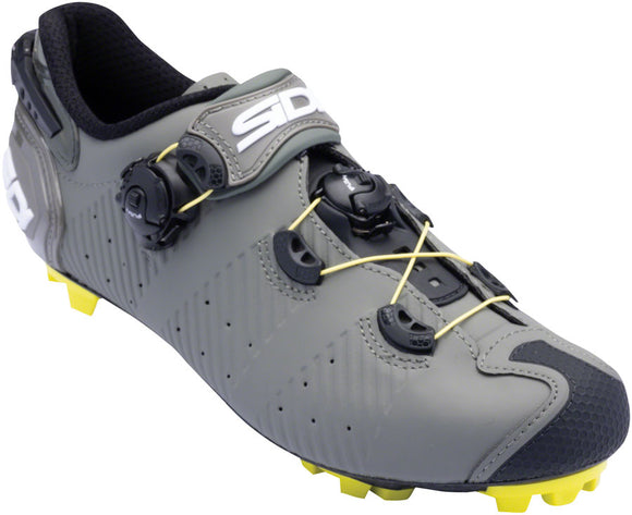 SIDI Drako 2S SRS Mountain Clipless Shoes - Men's Military Yellow 39.5