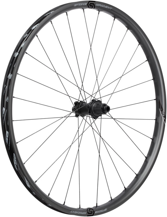 Full Speed Ahead Gradient Carbon i30 Rear Wheel - 27.5" 12 x 148mm 6-Bolt Micro Spline Carbon BLK