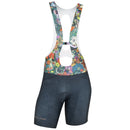 Women's Attack Air Bib Shorts - DARK INK GROW / XS