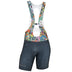 Women's Attack Air Bib Shorts - DARK INK GROW / XS