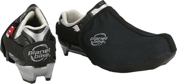 Planet Bike Dasher Toe Shoe Cover: Black LG