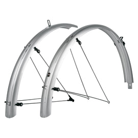 SKS B55 Bluemels Full Coverage Fender Set - 55mm 700 x 38-47 Silver