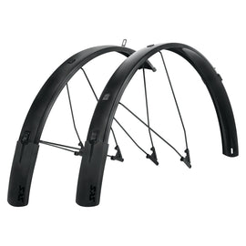 SKS B65 Bluemels Style Full Coverage Fender Set - 65mm 27.5/29/700 x 1.75-2.25" Matte BLK