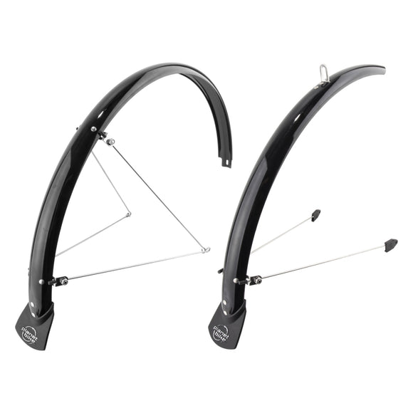 Planet Bike Hardcore 700c x 45 Fender Set: Black (700c x 25-35)