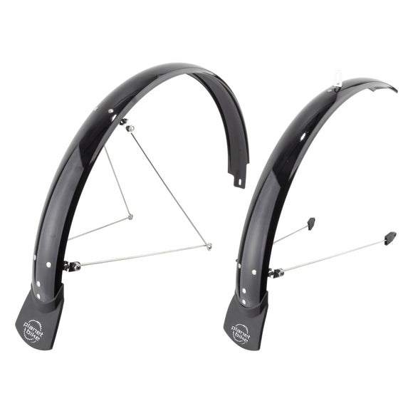 Planet Bike Hardcore 26" x 60 Fender Set: Black (26 x 1.4-1.9)