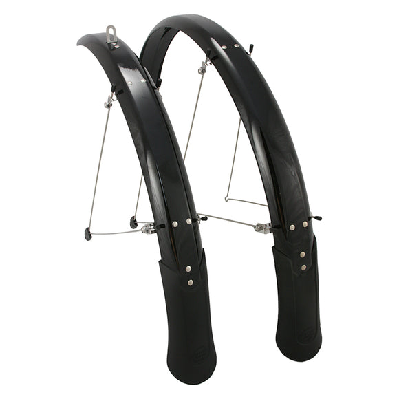 Planet Bike Cascadia 29" x 65 Fender Set: Black (29 x 1.5-2.0)