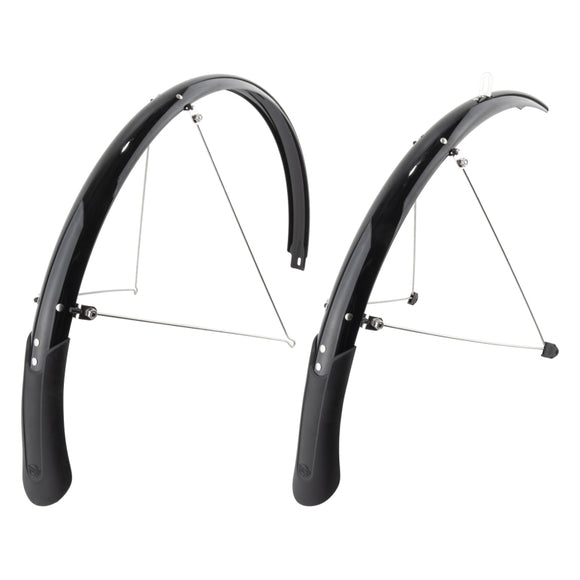 Planet Bike Cascadia 700c x 45 Fender Set: Black (700c x 25-35)