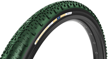 Panaracer GravelKing X1 Tire - 700 x 50 Tubeless Folding British Racing Green/BLK