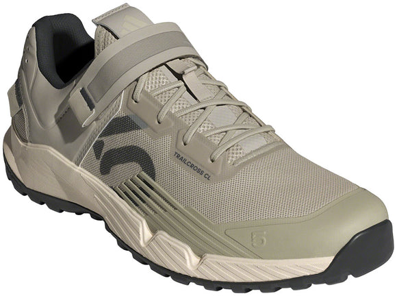 Five Ten Trailcross Mountain Clipless Shoes - Men's Putty Gray/Carbon/Wonder White 12