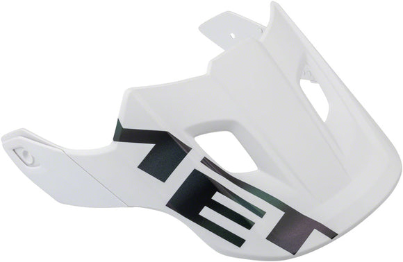 MET Helmets Roam Visor - Large White Iridescent/Matte