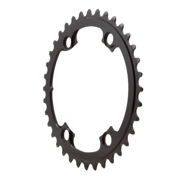 absoluteBLACK Round Chainring 4x110BCD Shimano Asym 36T - Black