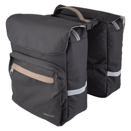 Racktime Ture 2.0 Pannier Bag SnapIt 2.0 12.2x14.2x5.1` (x2) 1619 c.i. Black