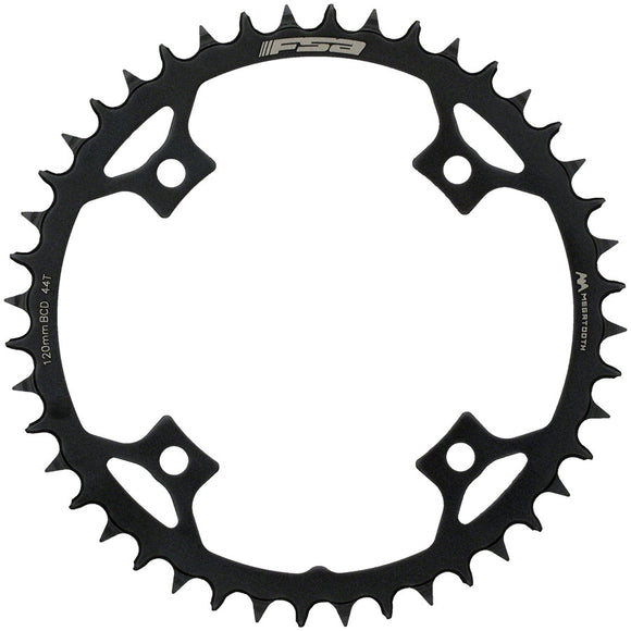 Full Speed Ahead Gossamer Pro AGX+ MegaTooth Chainring - 44t 120mm BCD Aluminum BLK