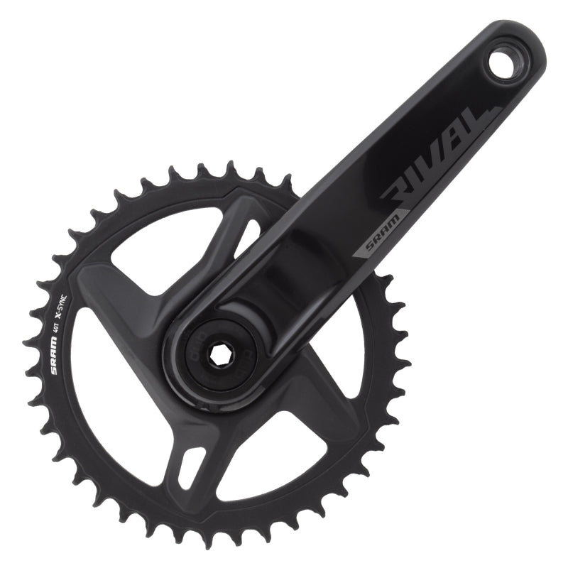SRAM Rival 1 AXS Wide Crankset - 172.5mm 12-Speed 40t 8-Bolt Direct Mo ...