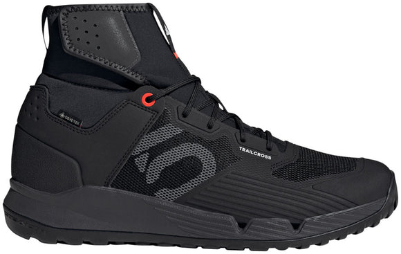Five Ten Trailcross GTX Flat Shoes - Men's Core Black / Gray / Solar Red 14