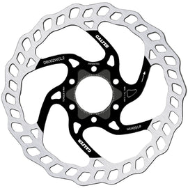 Galfer 160mm Rotor Center Lock 2.0mm Black/Silver