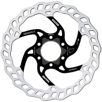 Galfer 160mm Rotor Center Lock 2.0mm Black/Silver