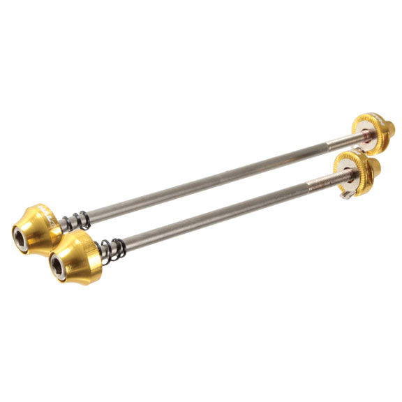 Halo Hex Key Wheel Skewers F/R Gold