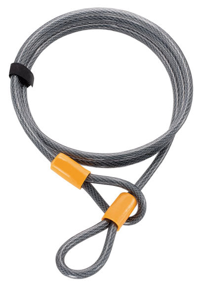 OnGuard Akita Cable: 7' x 10mm Gray/Orange