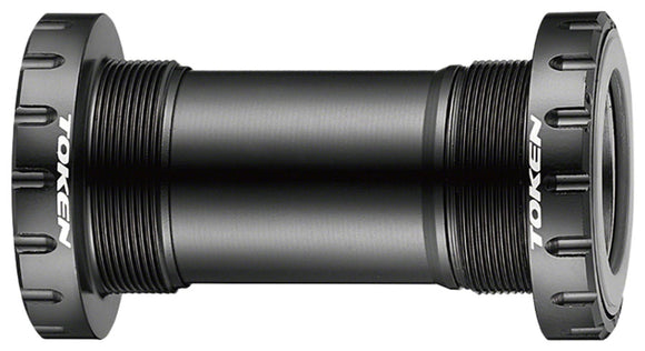 Token BB386BSA Threaded Bottom Bracket - English BB386 Black