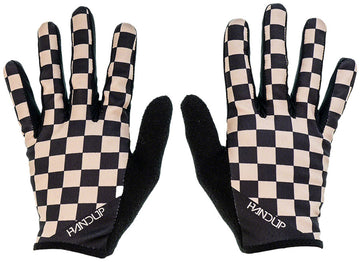 Handup Most Days Gloves - Checkered Black/Tan Small