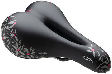 Terry Cite X Gel Saddle - Steel Chain Blossom Pink