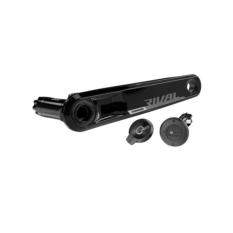 SRAM Rival D1 Quarq Wide Left Arm/Spindle Power Meter Crankset Speed: 12 Spindle: 28.99mm DUB 172.5mm Black Road Disc