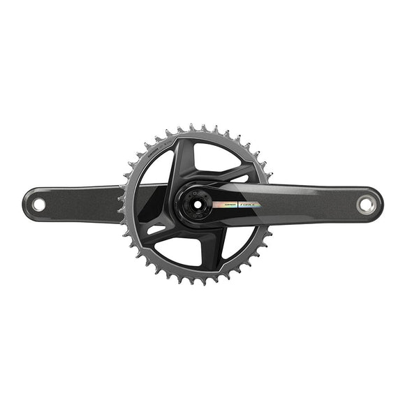 SRAM Force 1 Crankset - 170mm 12-Speed 40t Direct Mount DUB Spindle Interface Iridescent Gray D2