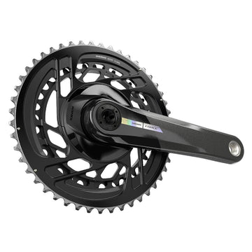 SRAM Force D2 2x Crankset Speed: 12 Spindle: 28.99mm BCD: Direct Mount 48/35 DUB 167.5mm Black Road Disc