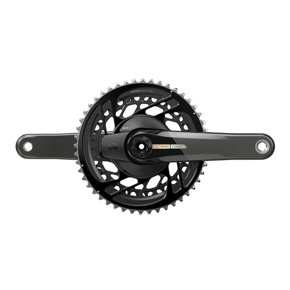 SRAM Force AXS Power Meter Crankset - 170mm 2x 12-Speed 46/33t Direct Mount DUB Spindle Interface Iridescent Gray D2