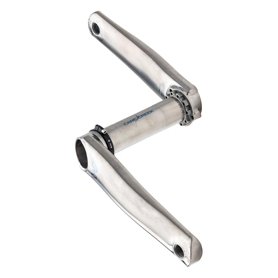 Cane Creek eeWings All-Road Titanium Crankset - 172.5mm Direct Mount 30mm Spindle Brushed Titanium