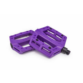 Eclat Contra Platform Pedals Body: Nylon Spindle: Cr-Mo 9/16'' Purple Pair