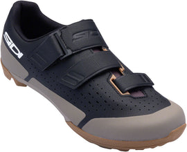 SIDI Asper Gravel Shoes - Men's Black 41.5 Millennium Fit