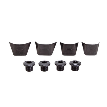absoluteBLACK Crank Bolts and Covers - For Ultegra 6800 Cranks Black