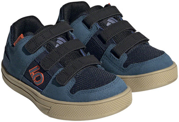Five Ten Freerider Kid's VCS Flat Shoes - Youth Legend Ink/Wonder Steel/Impact Orange 3.5K
