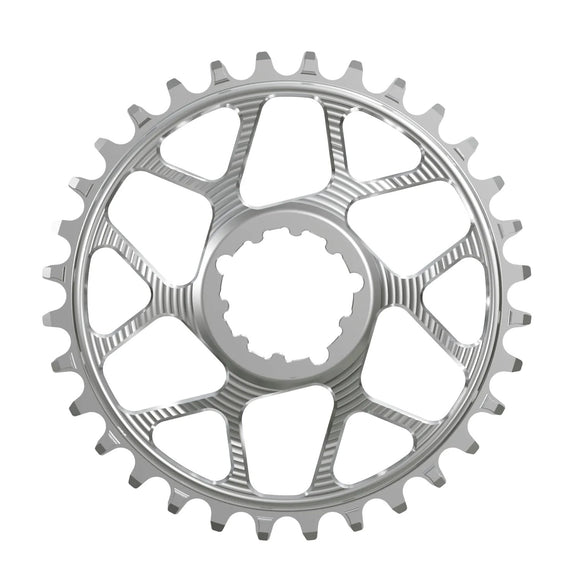 Works Components Round Chainring SRAM 3-Bolt 34T Boost 3mm Slv